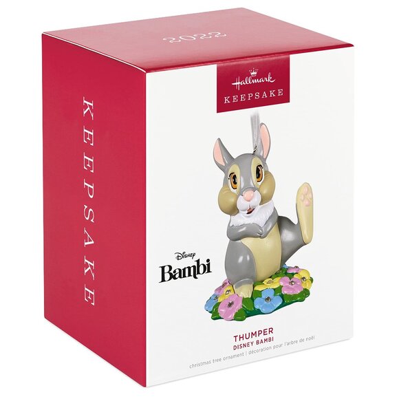 New! Thumper from Disney's Bambi Hallmark Keepsake Ornament 2022 Premium Metal - Picture 1 of 5